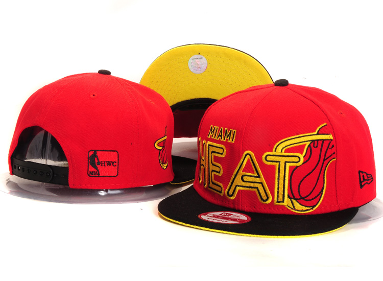 NBA Miami Heat NE Snapback Hat #167